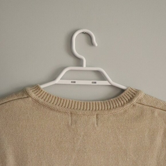 Arnold Palmer Men's Sz XL Tan Sleeveless V-Neck Knit Ribbed Sweater‎ Vest - Picture 5 of 9